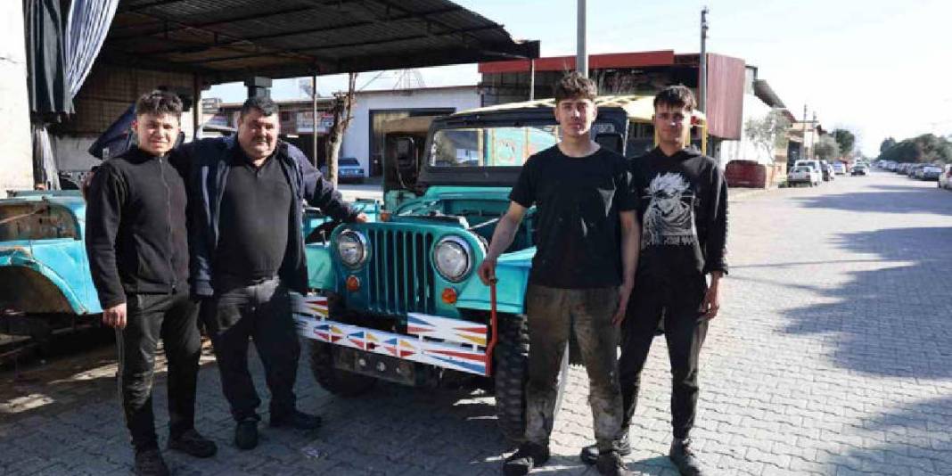 Yılların ustasının elinden trafiğe çıkıyor: 4 çeker arazi ciplerine yeniden hayat veriyor 5